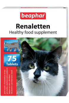 Beaphar Витамины д/кошек с проблемными почками (Renaletten), 75шт.