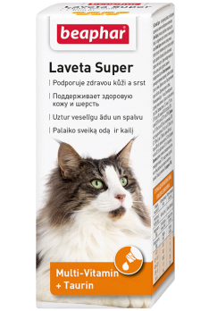 Beaphar Витамины для кожи и шерсти Кошек, масло (Laveta Super for Cats)