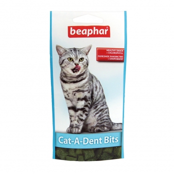 Beaphar Подушечки для чистки зубов у кошек (Cat-a-Dent Bits), 75шт.