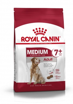 Royal Canin Medium Adult 7+ для пожилых собак средних размеров: 11-25 кг, 7-10 лет 
