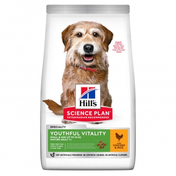 Hill's Youthful Vitality сухой корм для пожилых собак мелких пород 7+, курица 