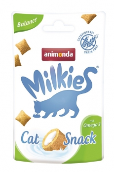 Animonda Лакомство д/кошек Milkies Balance Omega 3 для поддержания здоровья суставов и связок 30г