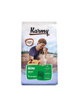 Karmy Mini Adult сухой корм для собак мелких пород Телятина 