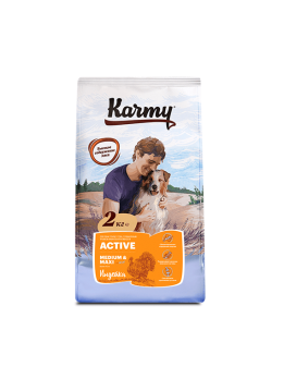 Karmy Active Medium & Maxi сухой корм для собак средних и крупных пород Индейка 