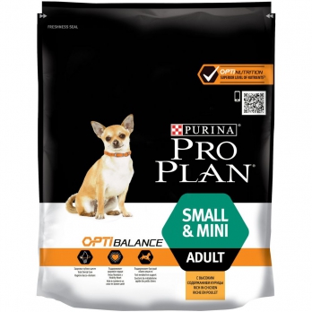 Pro Plan Small&Mini Adult для взрослых собак мелких и карликовых пород с курицей и рисом