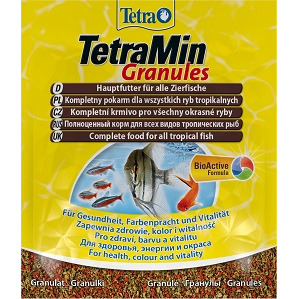 Tetra Min Granules корм для всех видов рыб в гранулах 