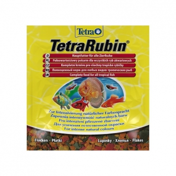 Tetra Rubin корм в хлопьях для улучшения окраса всех видов рыб 