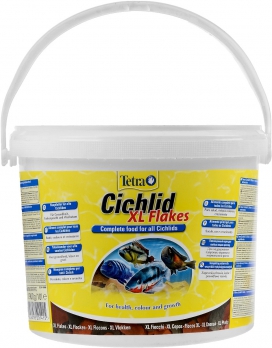 Tetra Cichlid XL корм для всех видов цихлид, крупные хлопья 
