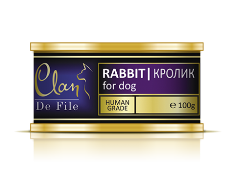 CLAN De File консервы для собак, Кролик
